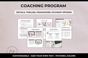 Coaching Package Pricing Template