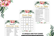 Bridal Shower Games, Set of 12, a Graphic by Wow Designs (Thumbnail 4 of 5)