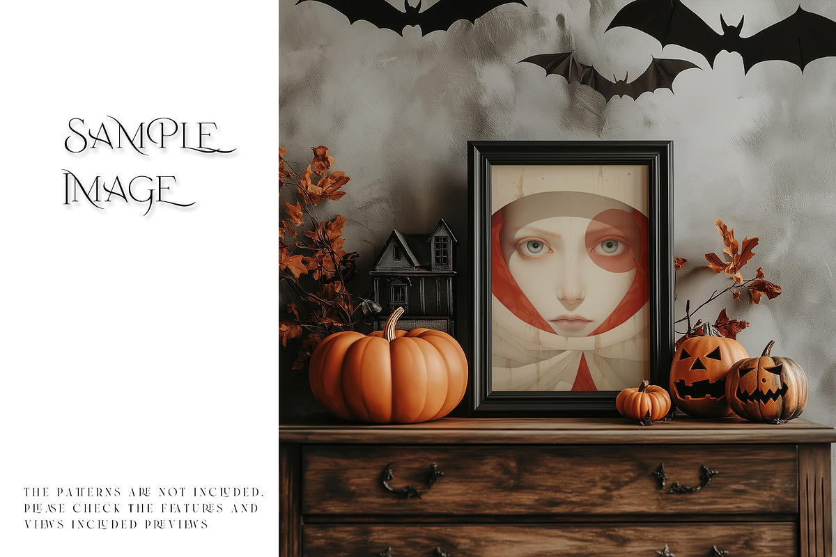Halloween Spooky Frames Collection 2, a Household Mockup by mock-ups (Photo 12 of 23)