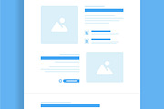 Modern Website UI Wireframe Design, a Landing Page Template by MightyDesign (Thumbnail 3 of 9)