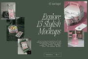 STEEL SIX - Cafe branding mockups, a Packaging Mockup by Creatoom (Thumbnail 2 of 12)