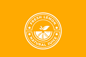 Juice Bar Lemonade Logo Design, a Branding & Logo Template by AlvinStd