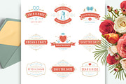 18 Wedding Logos and Badges, a Branding & Logo Template by Vasya Kobelev (Thumbnail 4 of 15)
