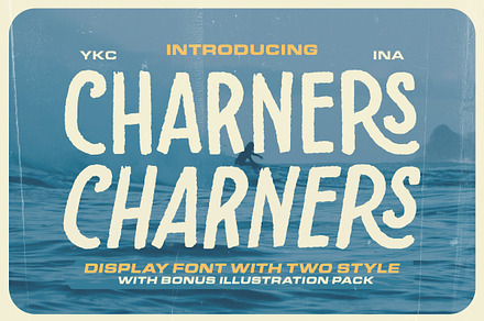 Charners Display Font, a Handwritten Font by Littlehand