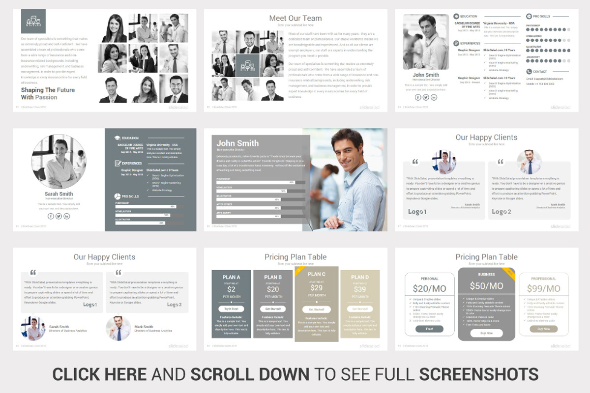 Simplicity Best PowerPoint Template, a Presentation Template by SlideSalad (Photo 14 of 39)