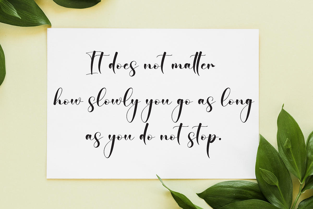 Bustling | Script Font, a Handwritten Font by Scratchones (Photo 3 of 9)