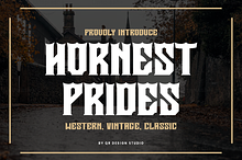 Hornest Prides Classic Western Font