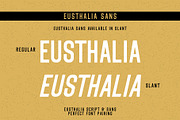 Eusthalia Typeface Family (6 Fonts), a Script Font by YdhraStudio (Thumbnail 3 of 14)
