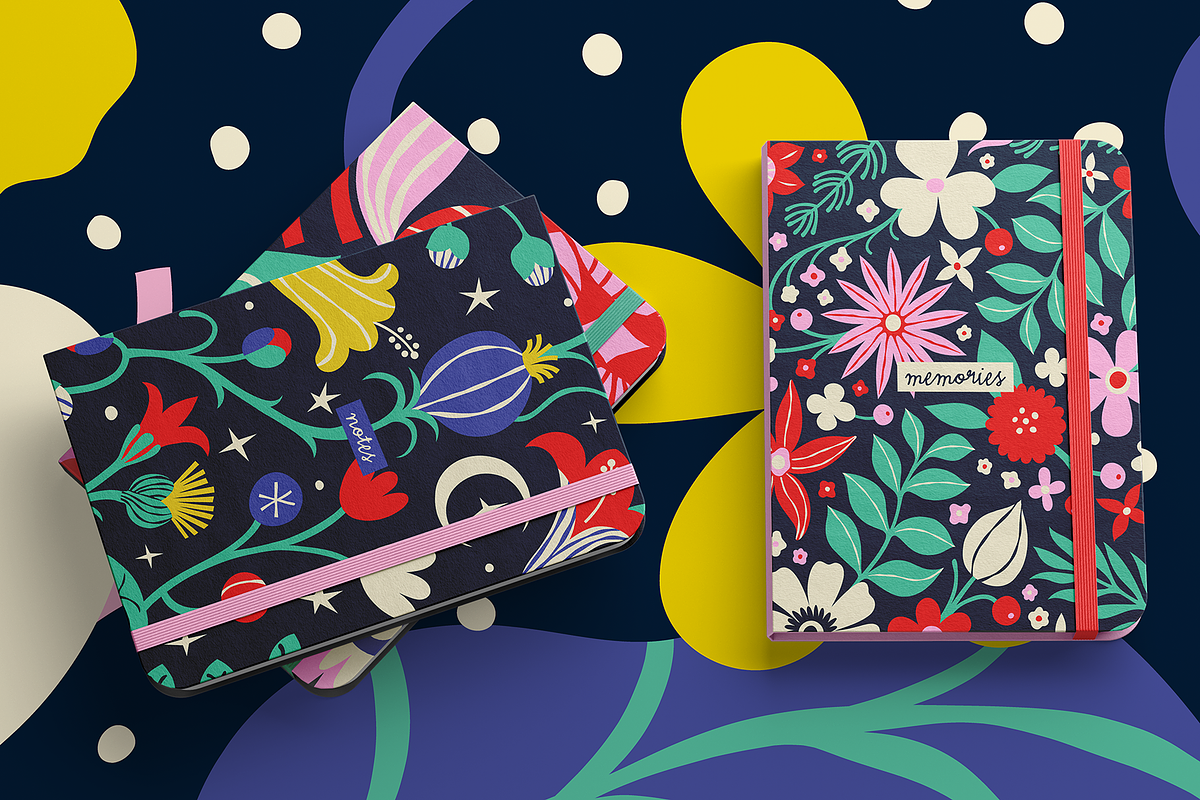 Midnight Garden Graphic Collection, a Pattern Graphic by rouxsupplyco (Photo 3 of 12)