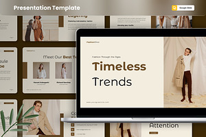 Minimalist Fashion Google Slide Temp, a Presentation Template by MtvtdArt