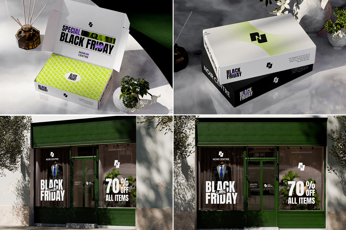 34 Black Friday Campaign Mockup, an Advertising Mockup by Vitora Mockup (Photo 7 of 11)