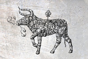 Steampunk illustrations 3. Animals, a Graphic by Steshnikova (Thumbnail 2 of 7)