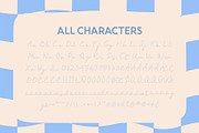 CS Shasta Dashed, a Script Font by Craft Supply Co. (Thumbnail 8 of 8)