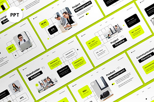 Project Management Presentation, a Presentation Template by graphicook