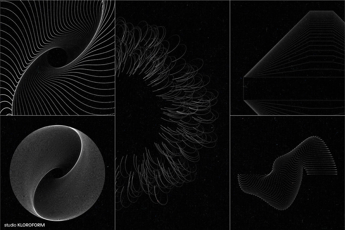 SPACE 6 - 55 dotted line objects, an Object Graphic by kloroform (Photo 14 of 20)