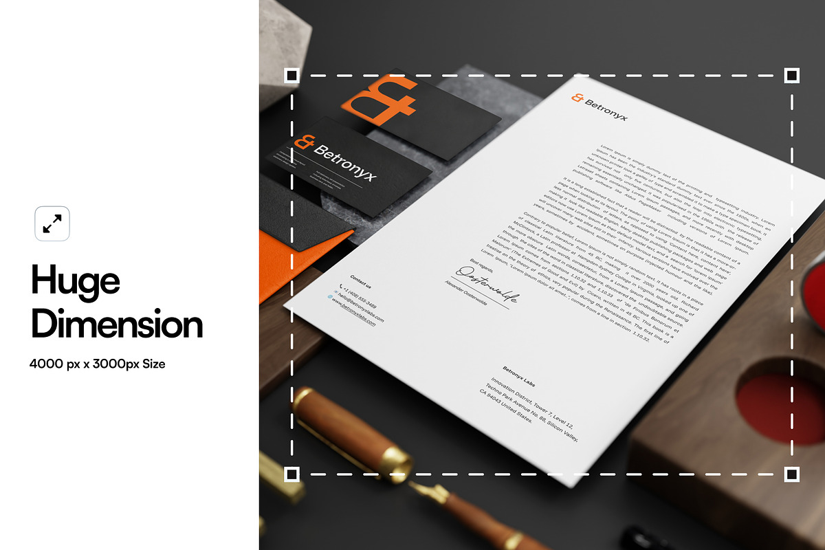 Stationery Mockup, an Advertising Mockup by SLAB! Design (Photo 2 of 5)