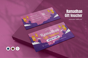 Ramadhan Gift Voucher, a Print Template by Fannan Studio