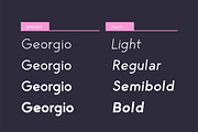 George Round Typeface, a Sans Serif Font by Kaligra.co (Thumbnail 5 of 14)