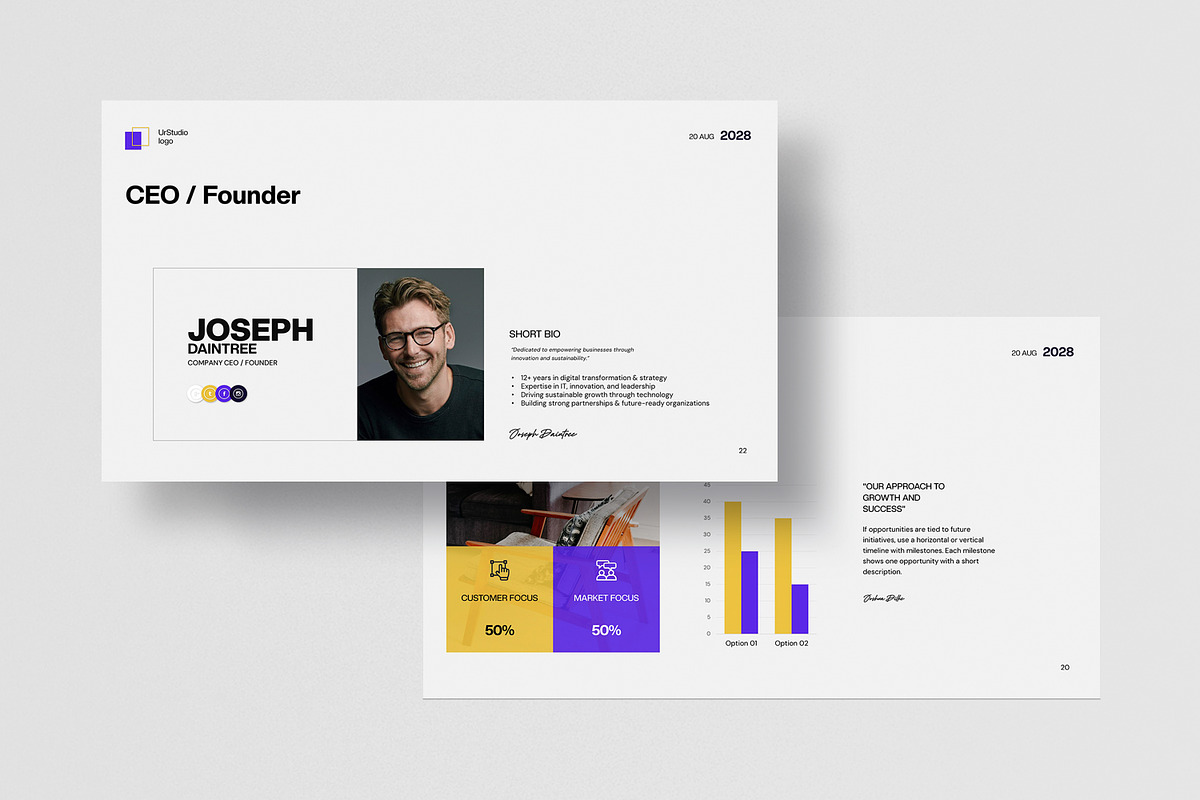Mini Pro Presentation Template preview 3