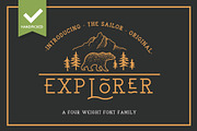 EXPLORER - Sailor Original Typeface, a Slab Serif Font by NEWFLIX.Bro (Thumbnail 2 of 13)