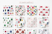 Winter city creator - vector + Canva, a Seasonal Illustration by Valerie (Thumbnail 13 of 16)