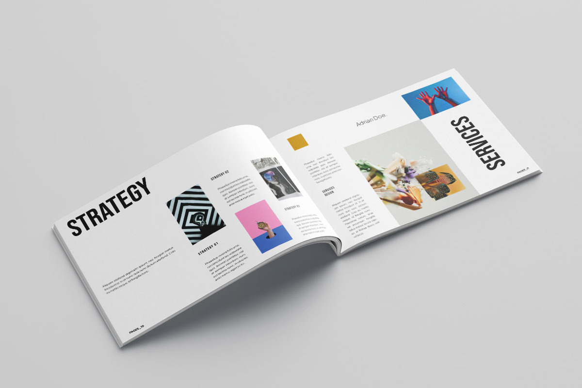 Graphic Design Portfolio Vol.5, a Brochure Template by Bewalrus Studio (Photo 6 of 11)