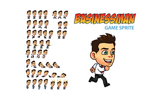 Businessman Game Sprite, a Work Illustration by Silpin