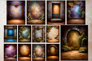 Medieval Fantasy Backgrounds & Frame, a Background Graphic by ThatsDesignArt (Thumbnail 7 of 10)