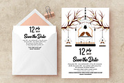 Save Date Card invite Templates, an Invitation Template by Design Up (Thumbnail 1 of 3)