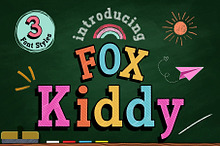 Fox Kiddy : 3 Font Styles