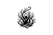 Dark Halloween Forest Design, a Graphic by BIPLOB EXPERT (Thumbnail 7 of 13)