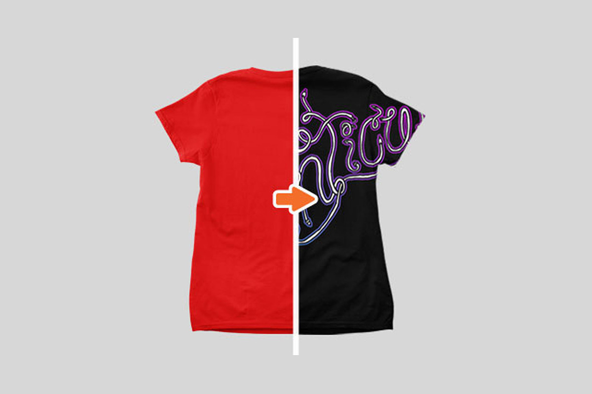 Ladies Lightweight T-Shirt Mockups, a Shirt Mockup by Go Media's Arsenal (Photo 2 of 6)