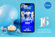 Sweet 16 Birthday Invitation, an Invitation Template by Earth5168 (Thumbnail 2 of 8)