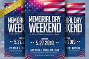Memorial Day Flyer, a Flyer Template by AyumaDesign