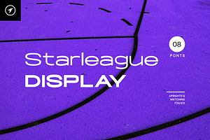 STARLEAGUE - The Display Font Family