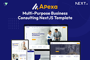 Apexa - Consulting NextJS Template, a React Template by AliThemes (Thumbnail 1 of 2)
