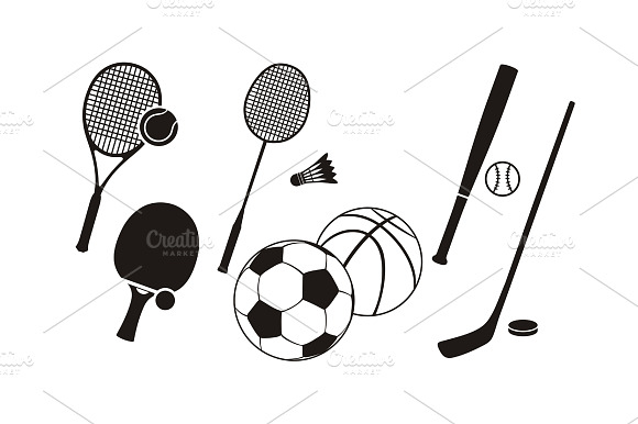 Hockey stick racket tennis baseball preview 2