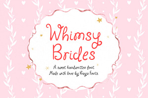 Whimsy Brides - Whimsical Curly Font