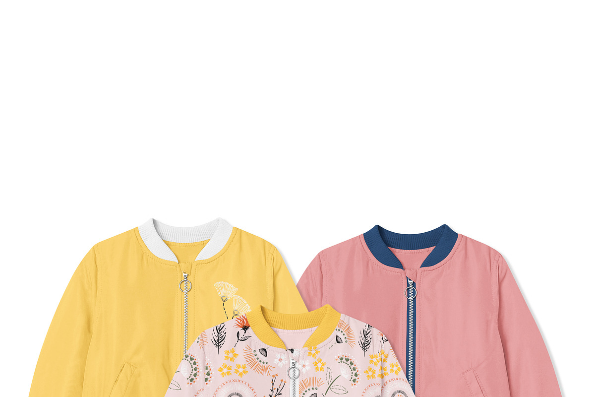 Baby Bomber Jacket Mock-ups Set, a Hoody Mockup by Mocca Mockups Store (Photo 10 of 22)