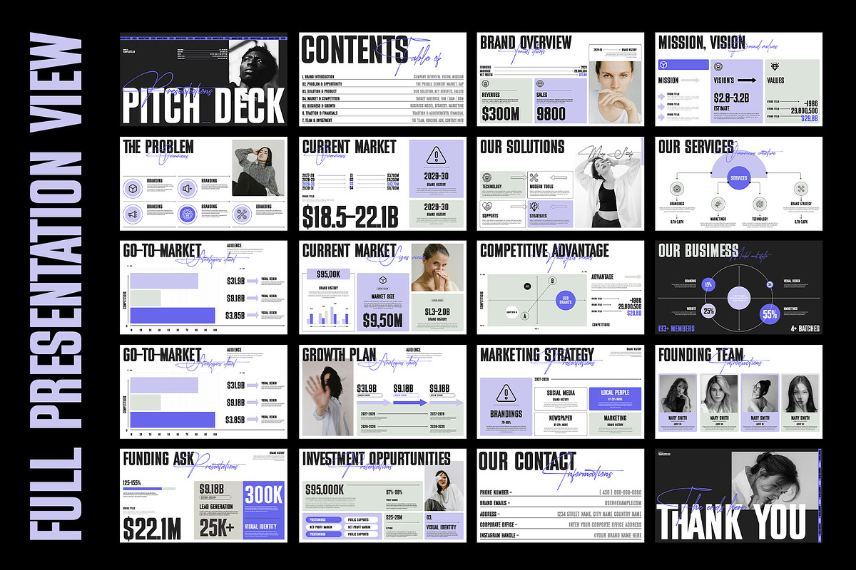 Creative Pitch Deck Presentation, a Presentation Template by Templeste (Photo 7 of 7)