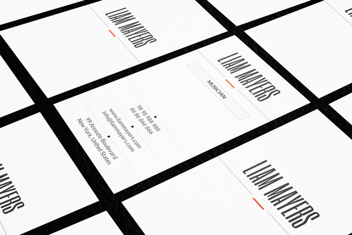 Personal Card CM170, a Business Card Template by annozio (Photo 4 of 4)