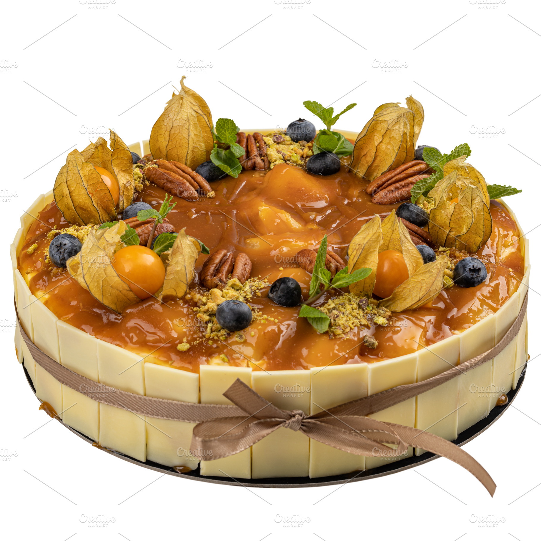 White chocolate cake, a Background Photo by Grafvision photography