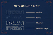 Hypebeast Vintage Advertisement Font, a Font by Creatype Studio (Thumbnail 9 of 14)