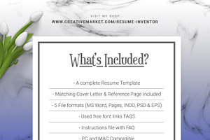 Black & White Minimal Resume / CV