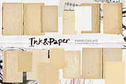 Ink Paper collage elements scraps, an Object Graphic by TD fonts (Thumbnail 11 of 13)