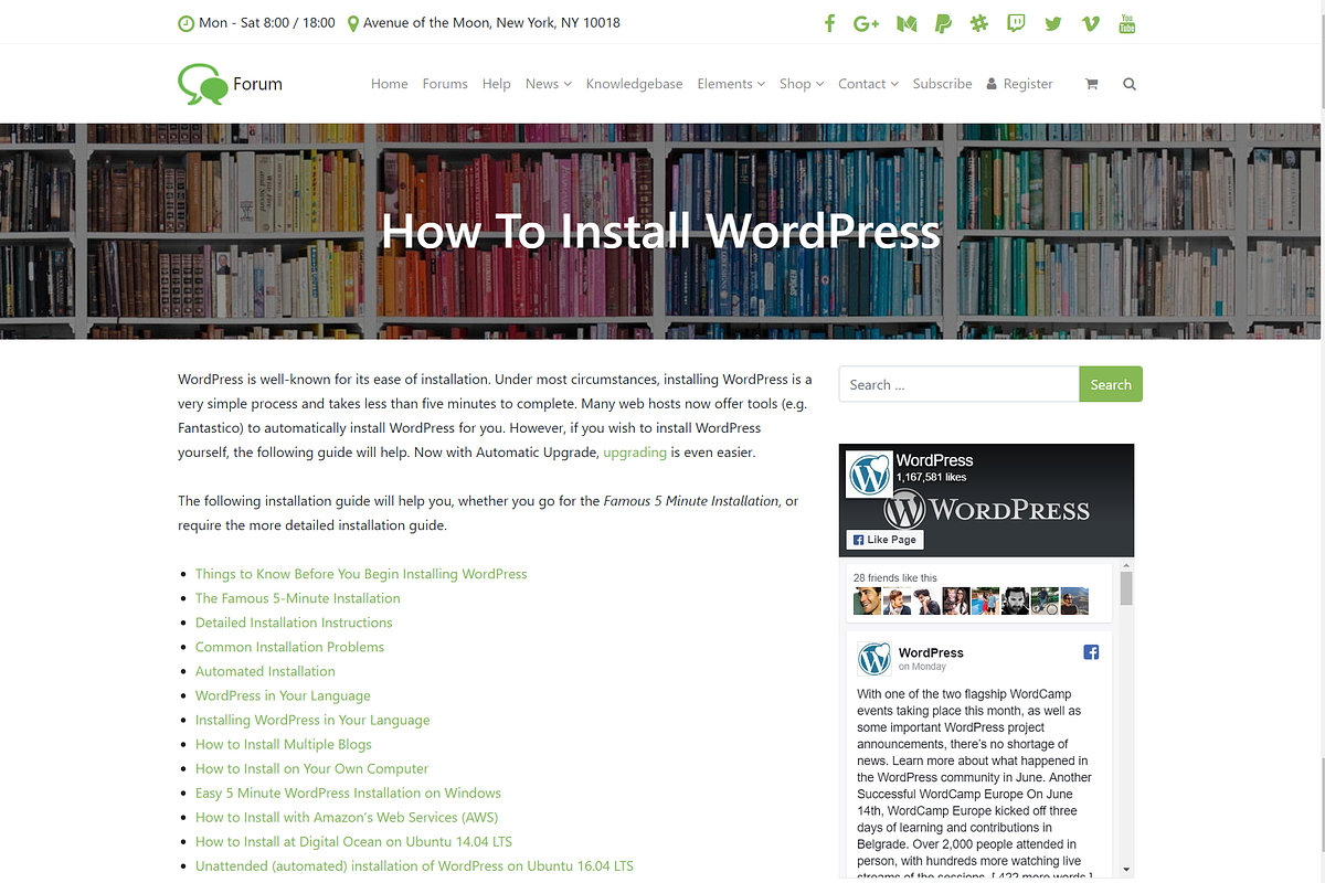 Forum & Community WordPress Theme, a WordPress Template by Visualmodo (Photo 24 of 27)