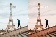 Parisian City Portrait Action & LUT, an Action Add-On by Presetrain Co. (Thumbnail 3 of 7)