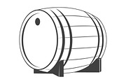 Wine Set. Monochrome Icons, Elements, a Food Illustration by Gomolach (Thumbnail 12 of 13)