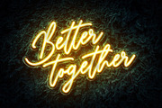 Botanical Neon Garden Text Effect, a Layer Style Add-On by Andrew Skoch Design (Thumbnail 1 of 7)