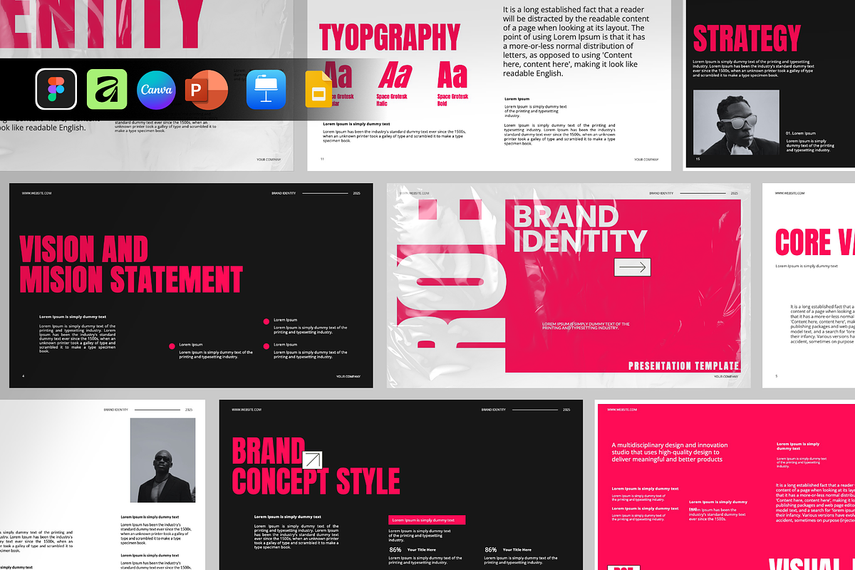 ROE Brand Identity Template, a Presentation Template by Spesifikstd (Photo 1 of 13)